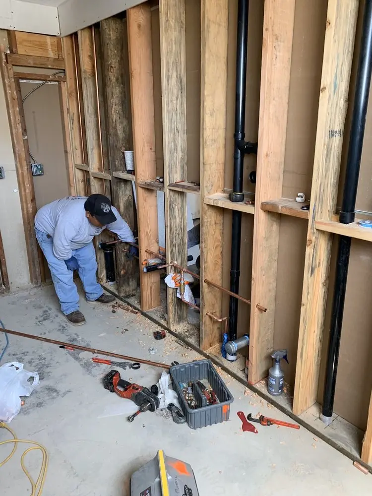 Commercial rough-in plumbing for Water Heater Replacement in Orchard Hill